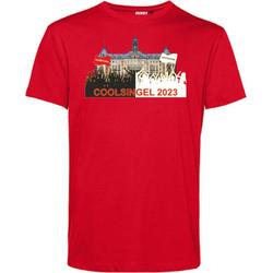 T-shirt Coolsingel 2023 | Feyenoord Supporter | Shirt Kampioen | Kampioensshirt | Rood | maat L